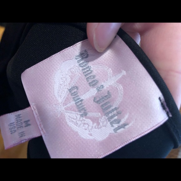 Black Eyelet Detail Dress - Picture 4 of 6